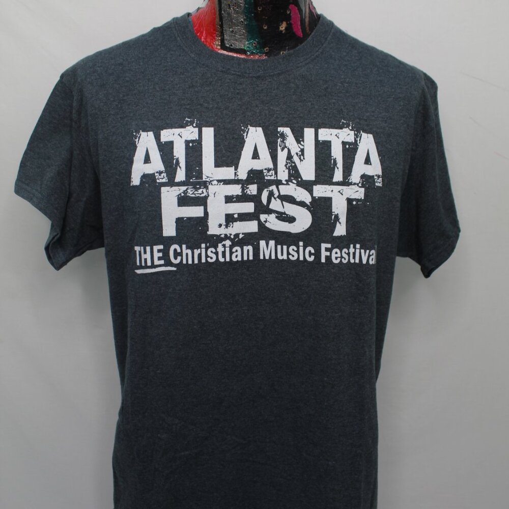 ATLANTA FEST Christian Music Band's Tour Gray Tshirt Size Large - Picture 4 of 9
